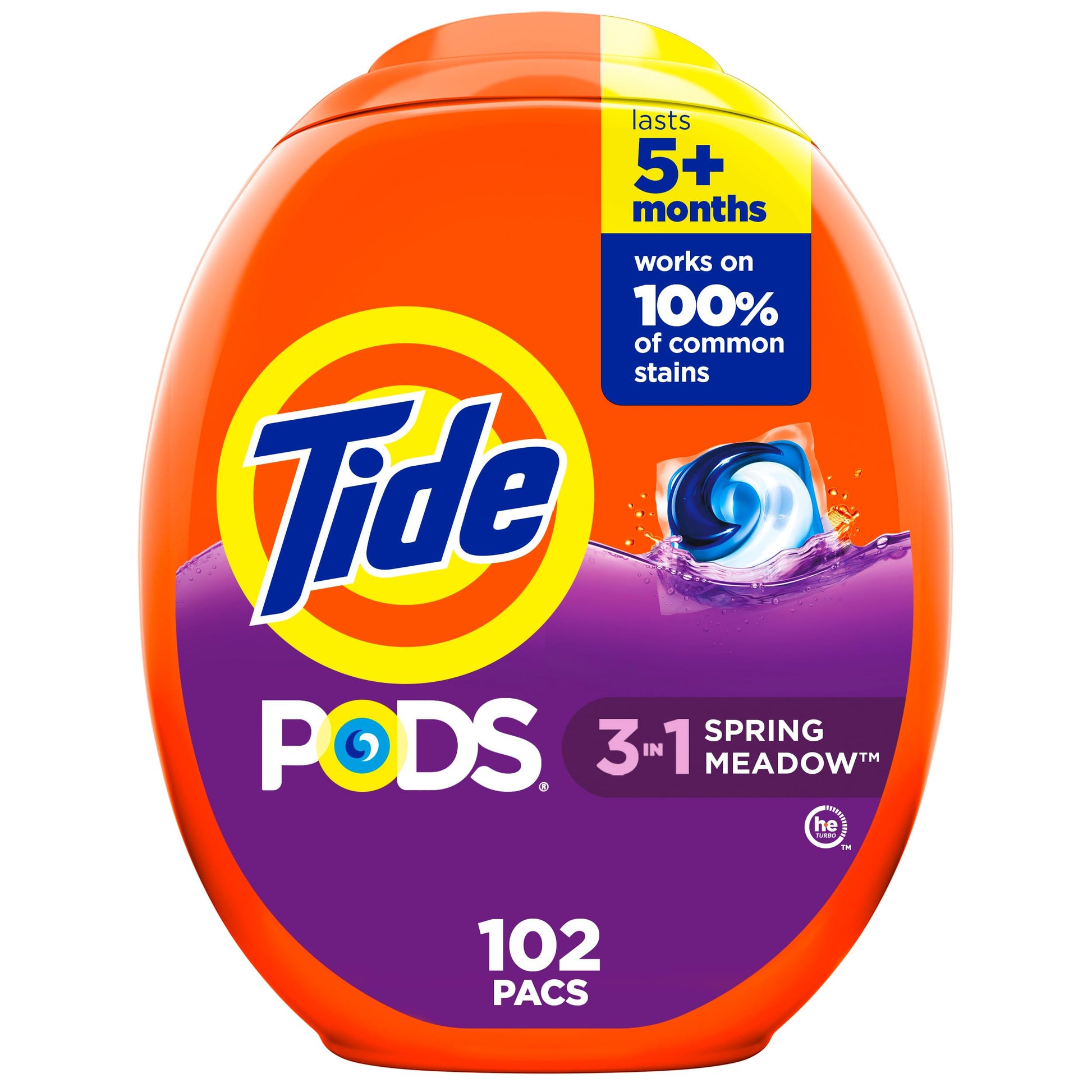 Tide Spring Meadow Pods, 132 Ounce