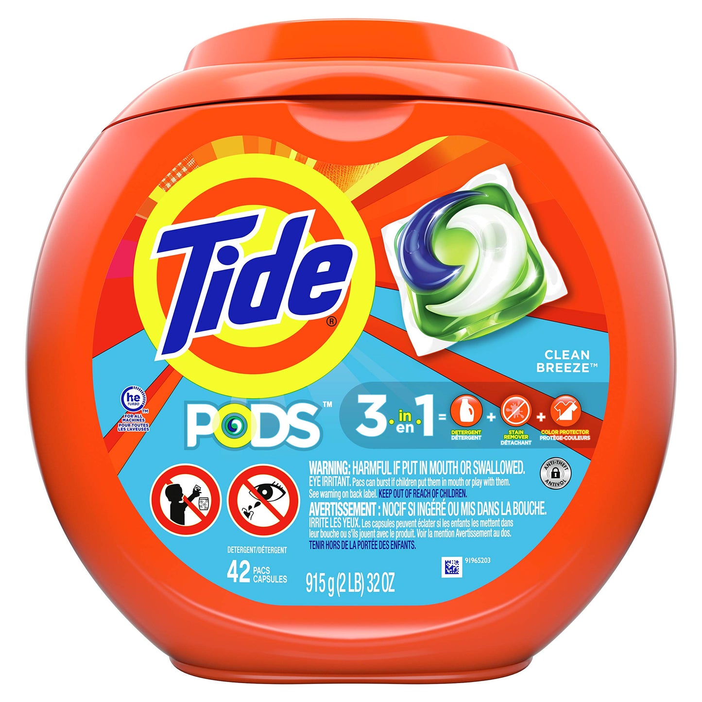Tide Spring Meadow Pods, 132 Ounce