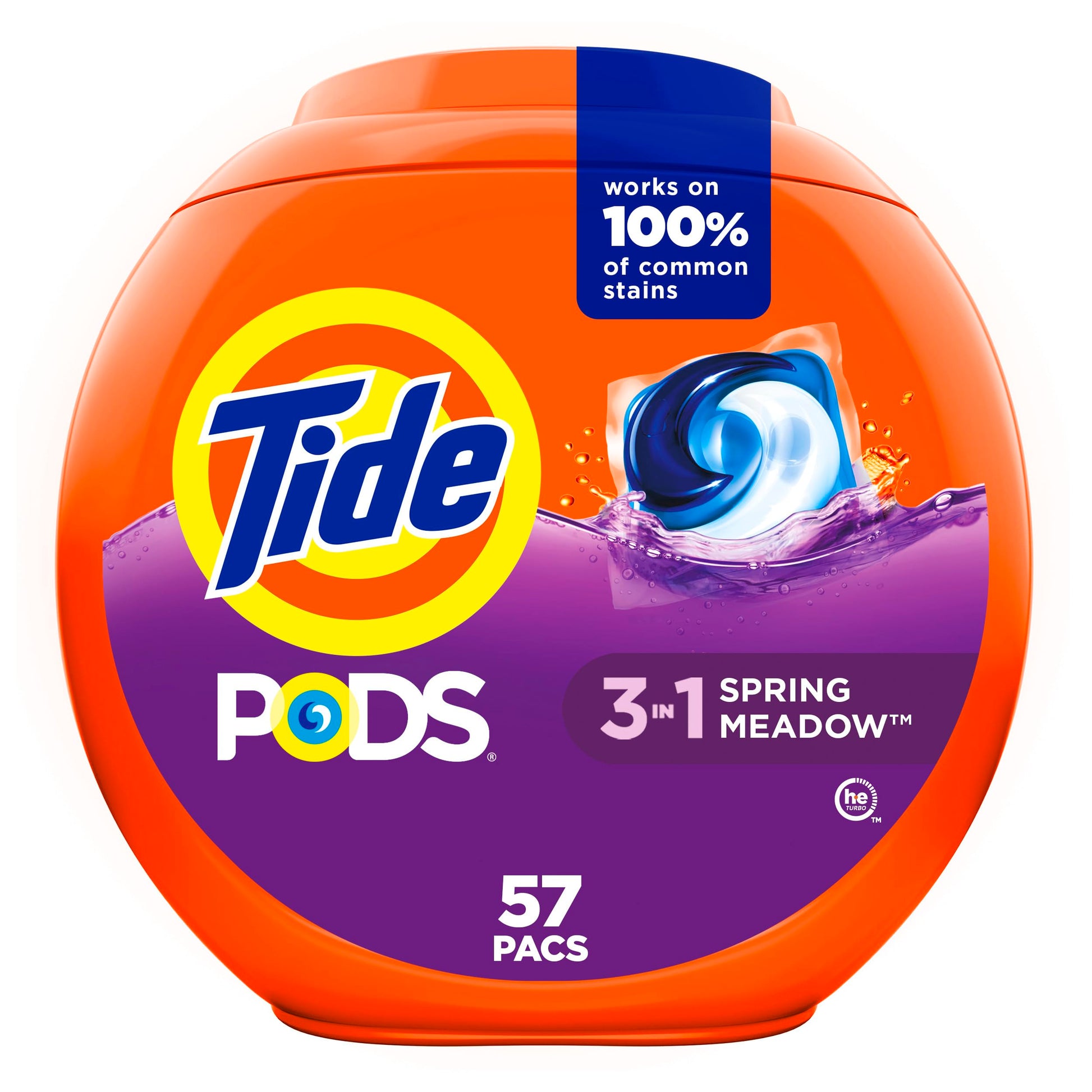 Tide Spring Meadow Pods, 132 Ounce
