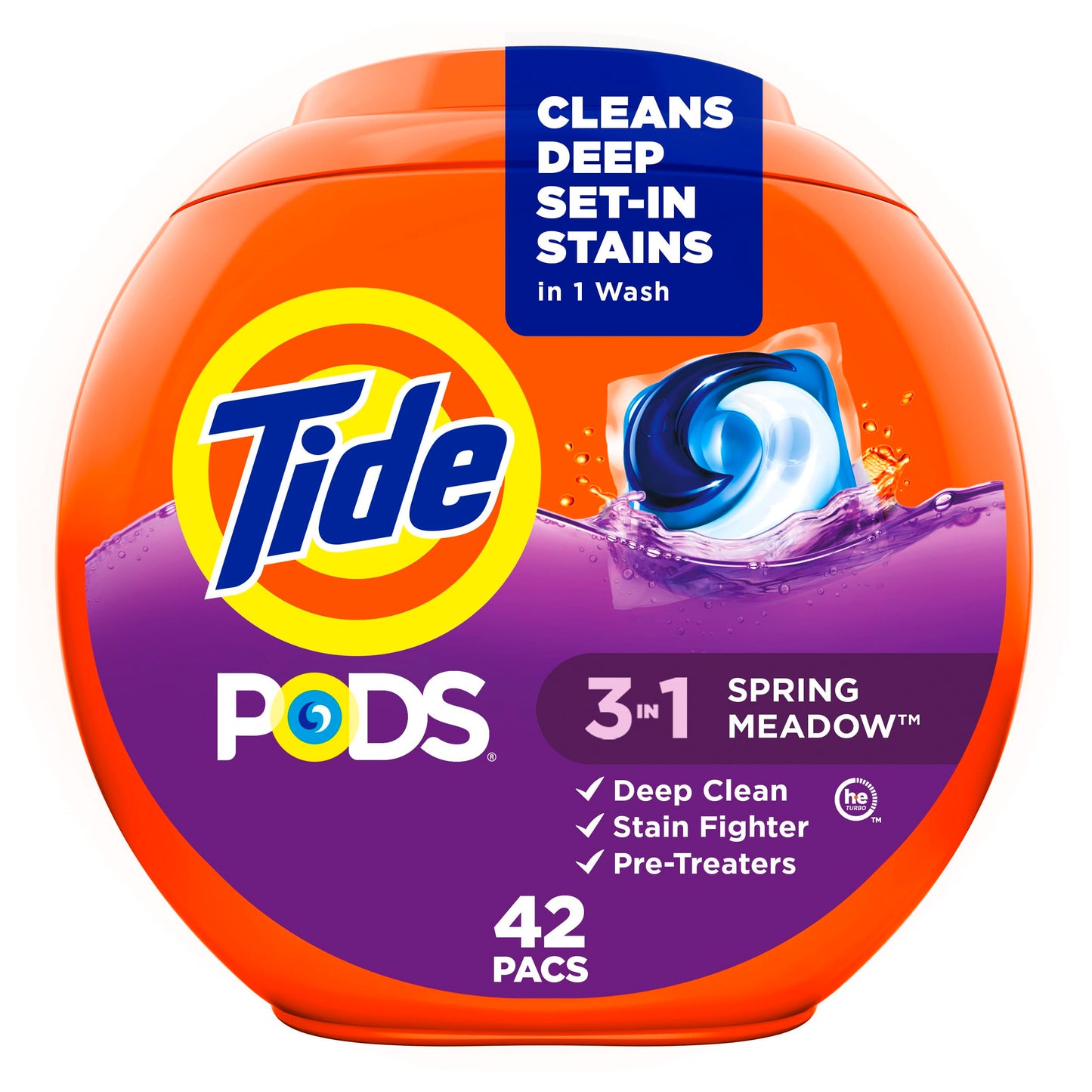 Tide Spring Meadow Pods, 132 Ounce