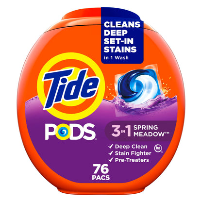 Tide Spring Meadow Pods, 132 Ounce