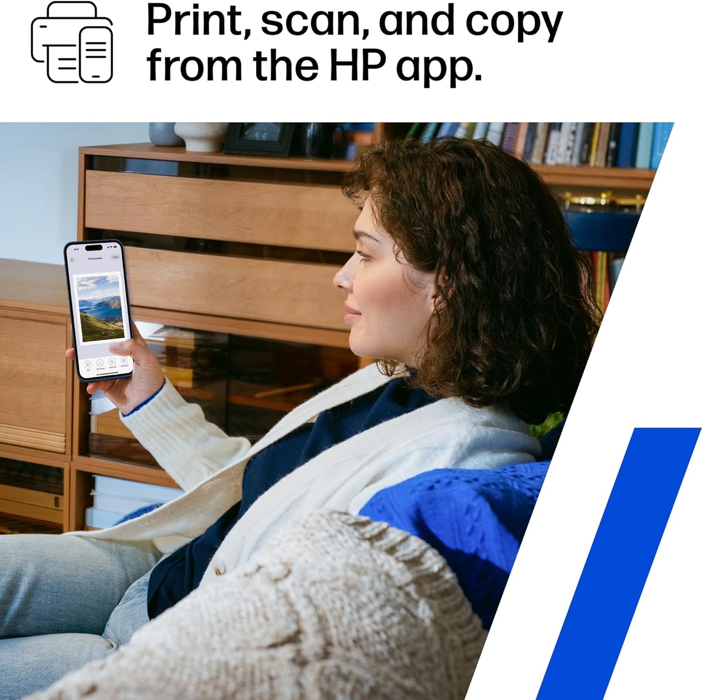 HP DeskJet 2855e Wireless All-in-One Color Inkjet Printer, Scanner, Copier, Best-for-home, 3 month Instant Ink trial included. This printer is only 2.4 ghz capable. (588S5A)