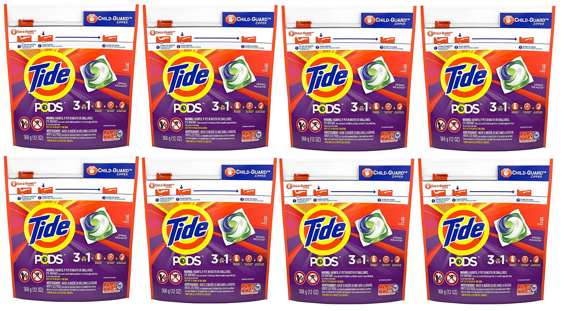 Tide Spring Meadow Pods, 132 Ounce